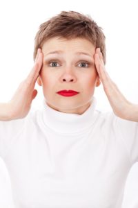 Donna stressata