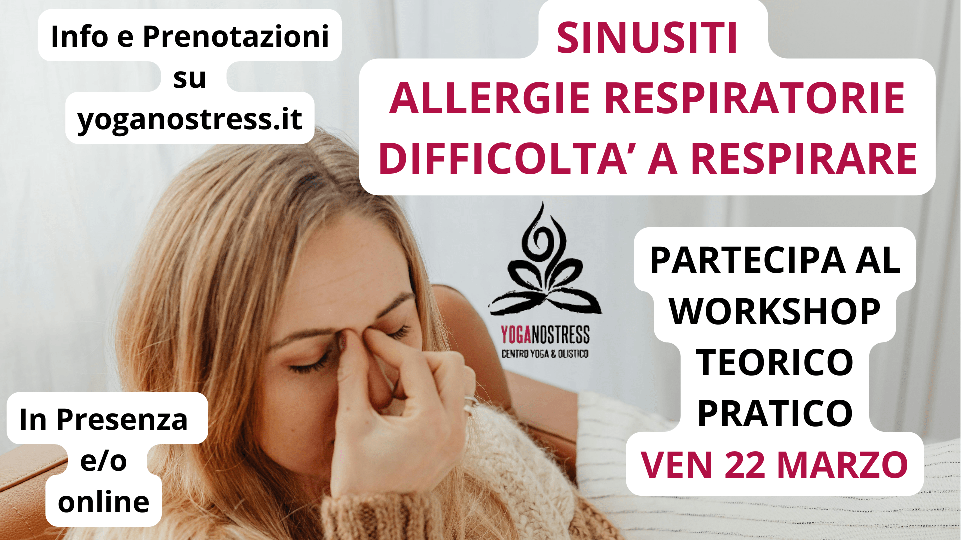 SINUSITI ALLERGIE RESPIRATORIE DIFFICOLTA’ A RESPIRARE
