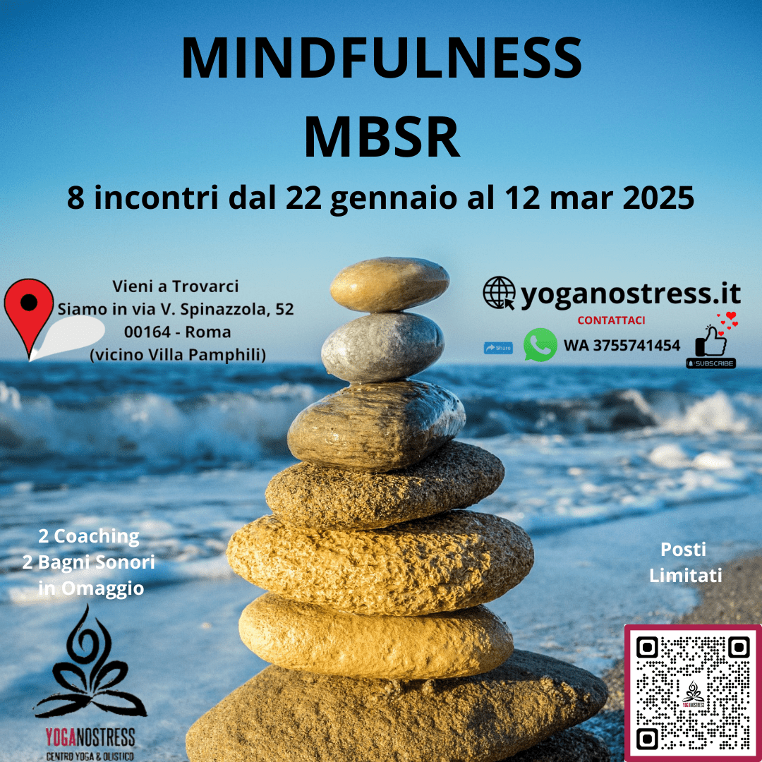 mindfulness MBSR roma monteverde bravetta casetta mattei 2025 coaching 8 incontri dal 22 gennaio al 12 mar 2025
