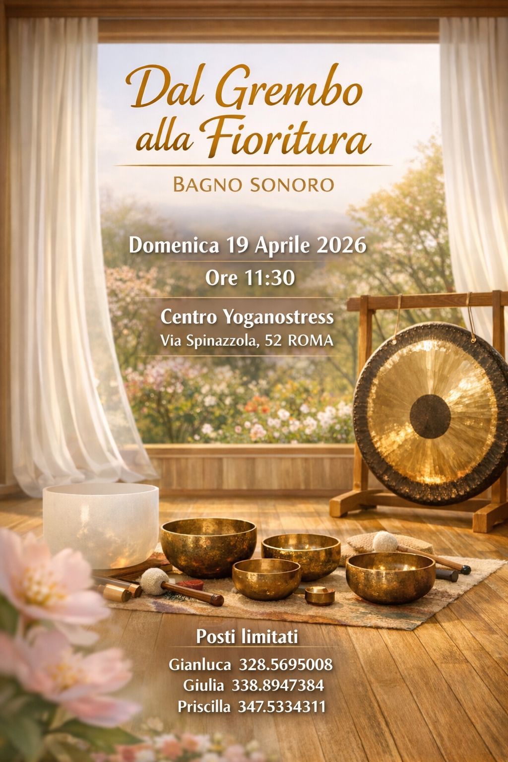 dal grembo alla fioritura bagno sonoro